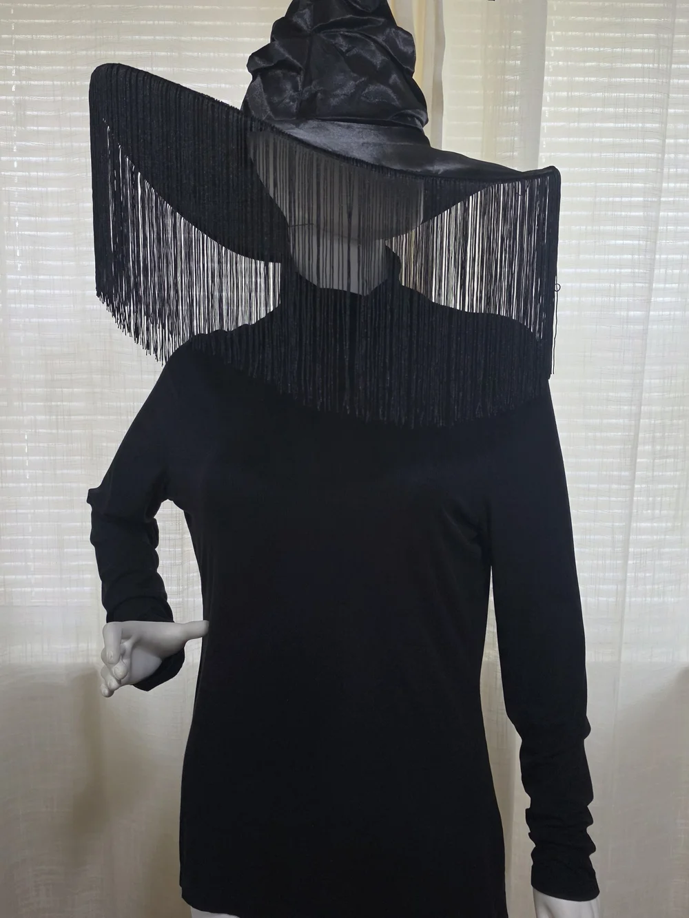 Halloween Fringe Detail Witches Hat